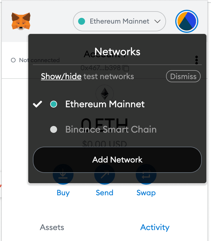 Add Network